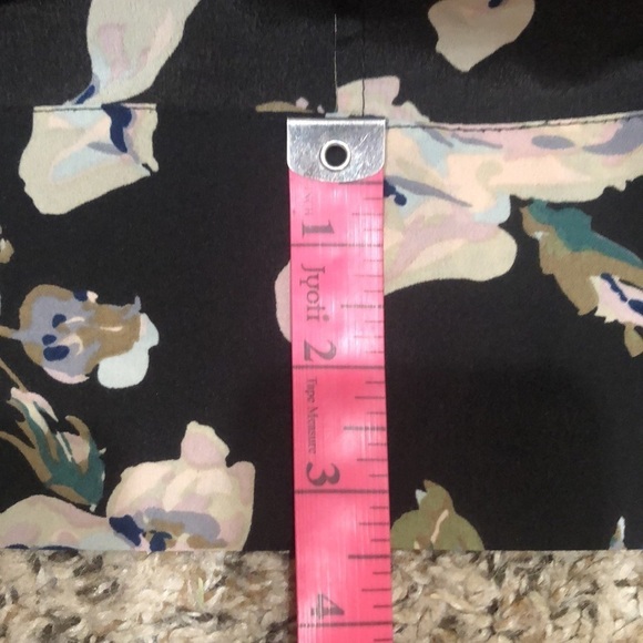 Joie Dress Size Small Black Floral Print - Picture 8 of 10